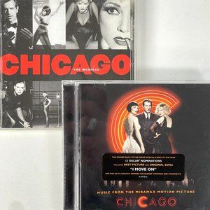 Chicago Broadway Musical 1997 + Movie Soundtrack 2002 2 CD Lot Gere Zeta Jones